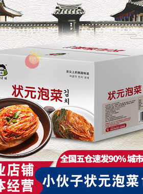 小伙子辣白菜韩国餐饮装