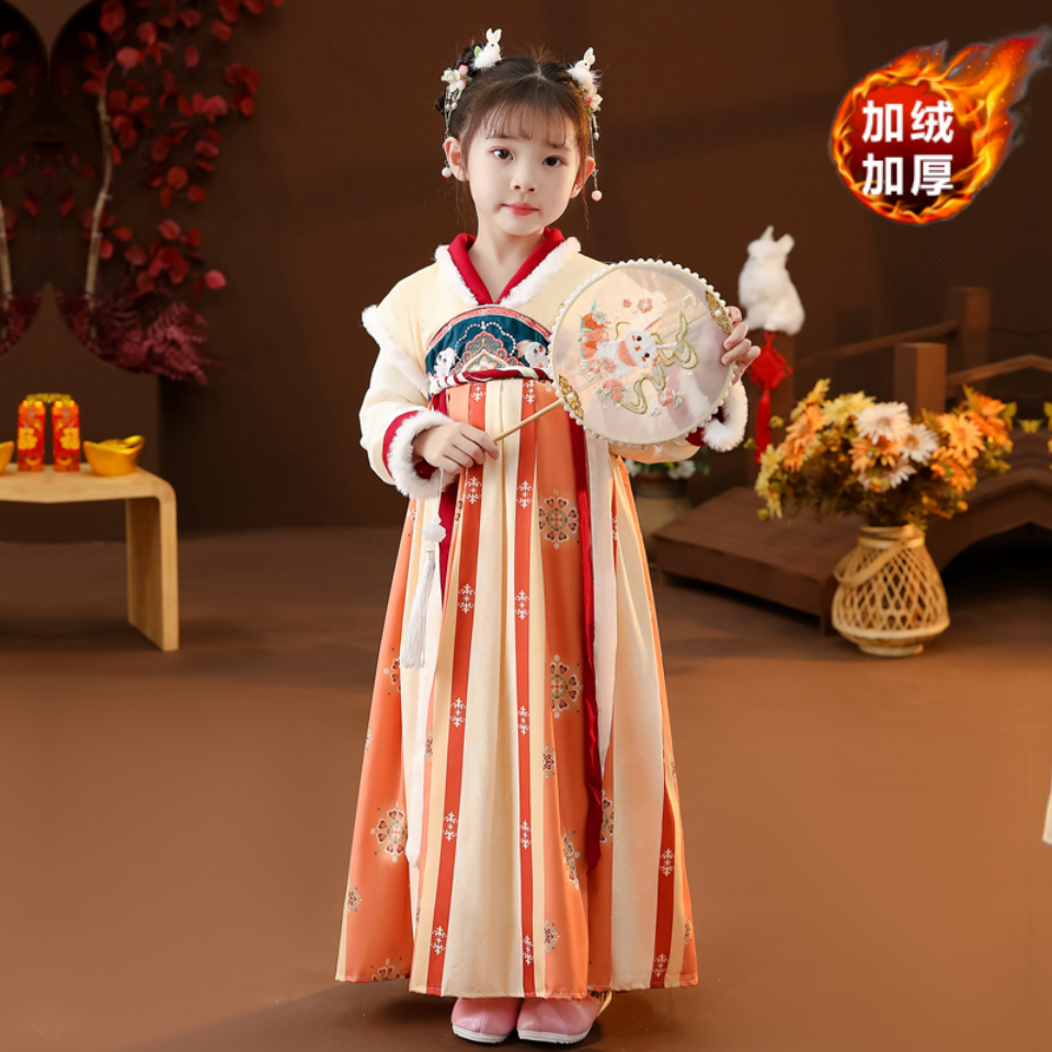 唐宫夜宴汉服演出服加厚拜年服