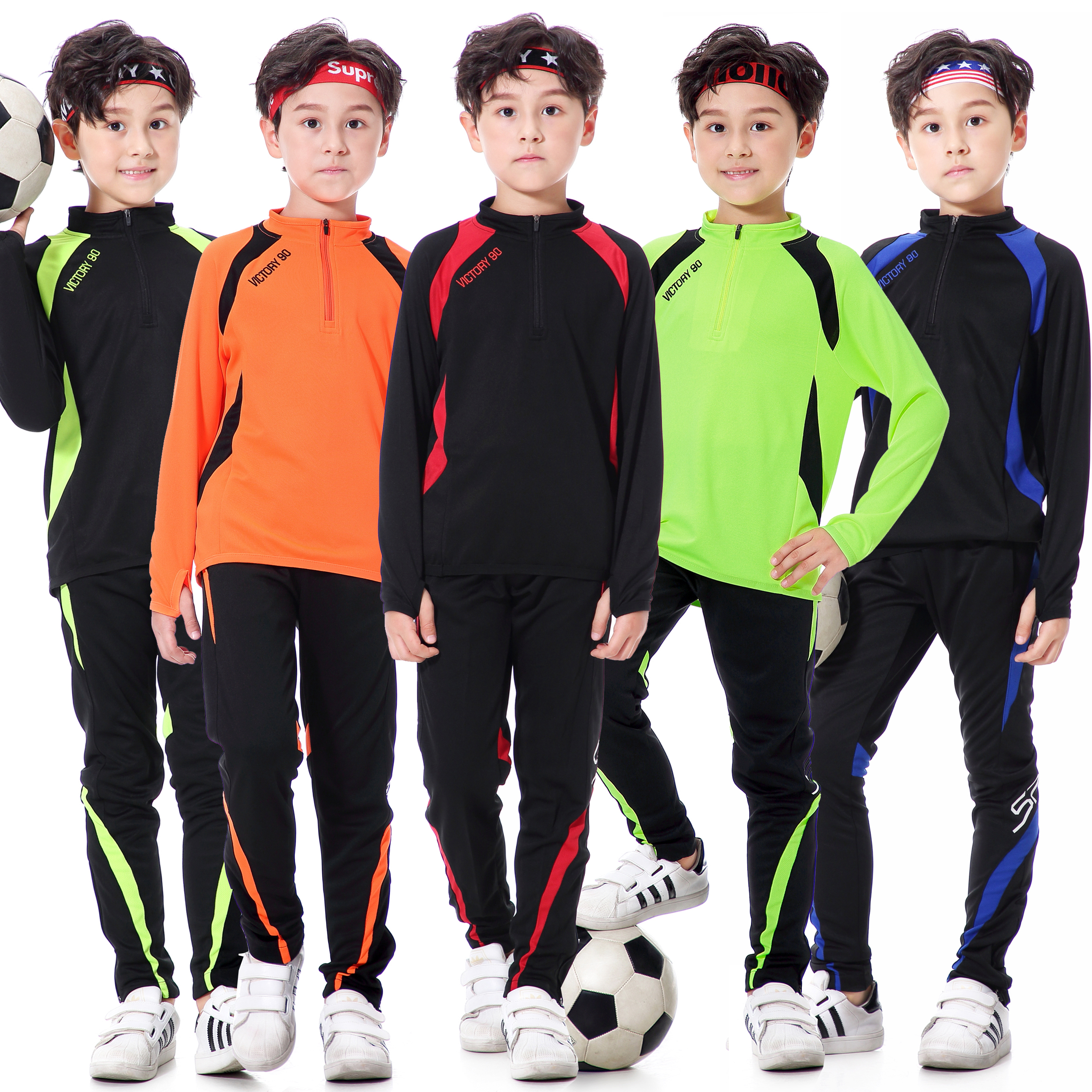 秋季收腿裤保暖跑步骑行足球服