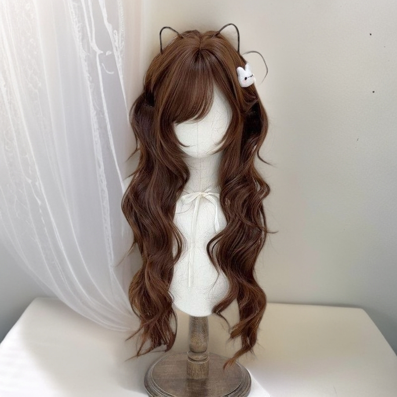 古早假发日系洛丽塔风格长卷发