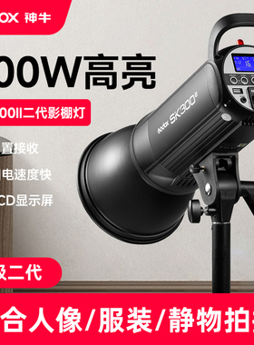 神牛SK300II二代摄影灯闪光灯影室补光专业影楼产品静物柔光灯