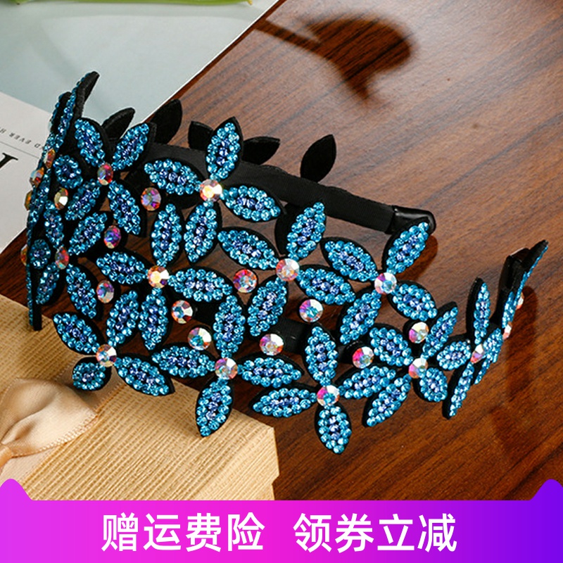 优雅时尚风水钻宽边头箍饰品发卡