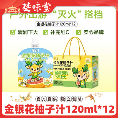 午时金银花柚子汁120mlx12袋