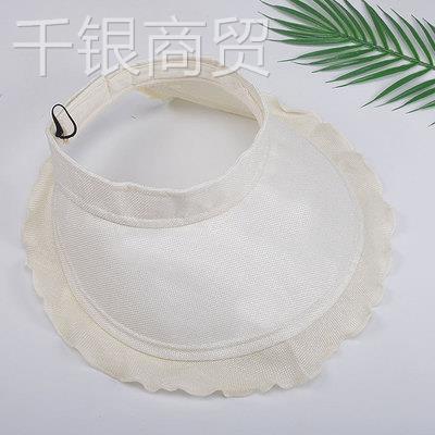 季户外女NYX土防晒空顶帽子亲子款防紫外线夏阳冒亚透麻气遮太阳