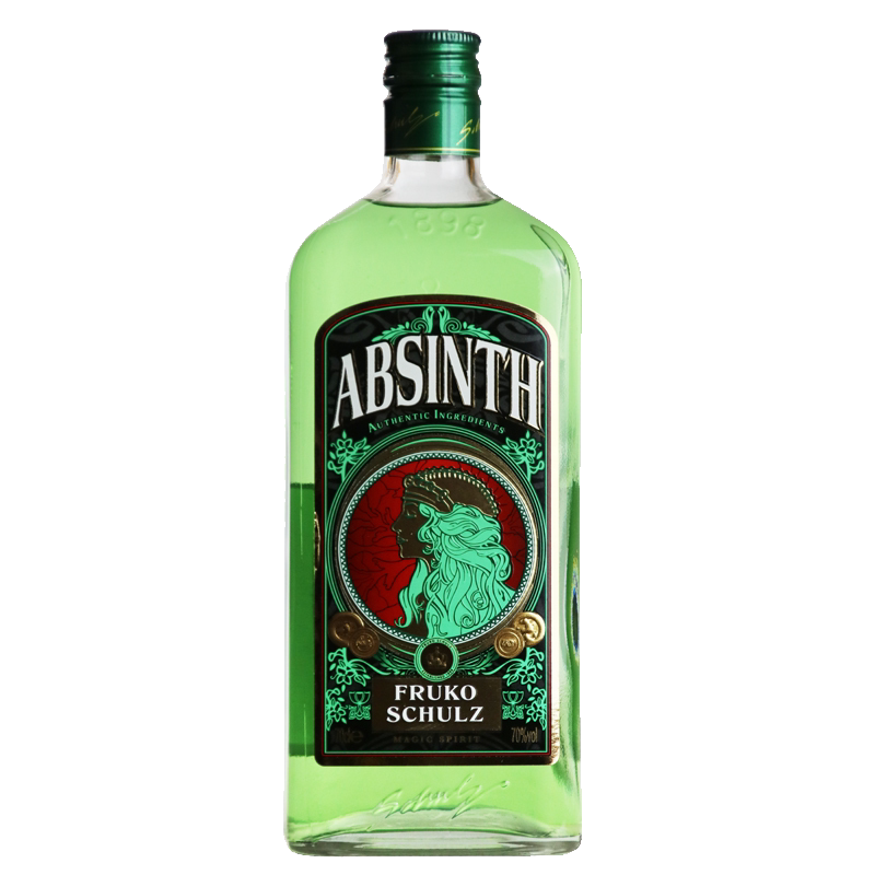 700ml媚幻苦艾酒福卢克厂家系列frukoschulz捷克absinth送杯勺