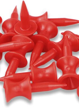 2023韩国热销 高尔夫双层球钉 限位球梯 短球TEE golf tee红色30M