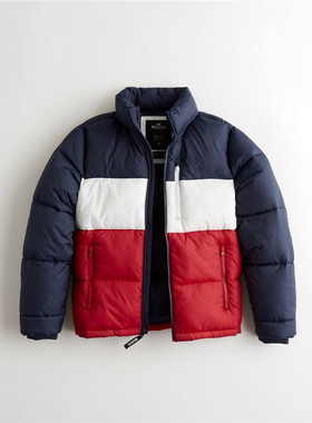 海鸥hcohollister男蓬松外套