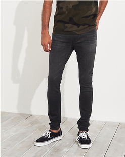 海鸥HCO美国Hollister男classic straight经典直筒休闲牛仔裤