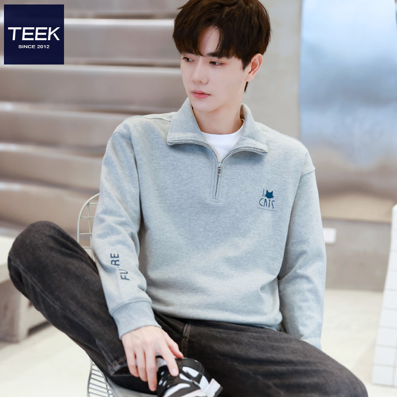 新款半拉链卫衣，时尚又潮流！