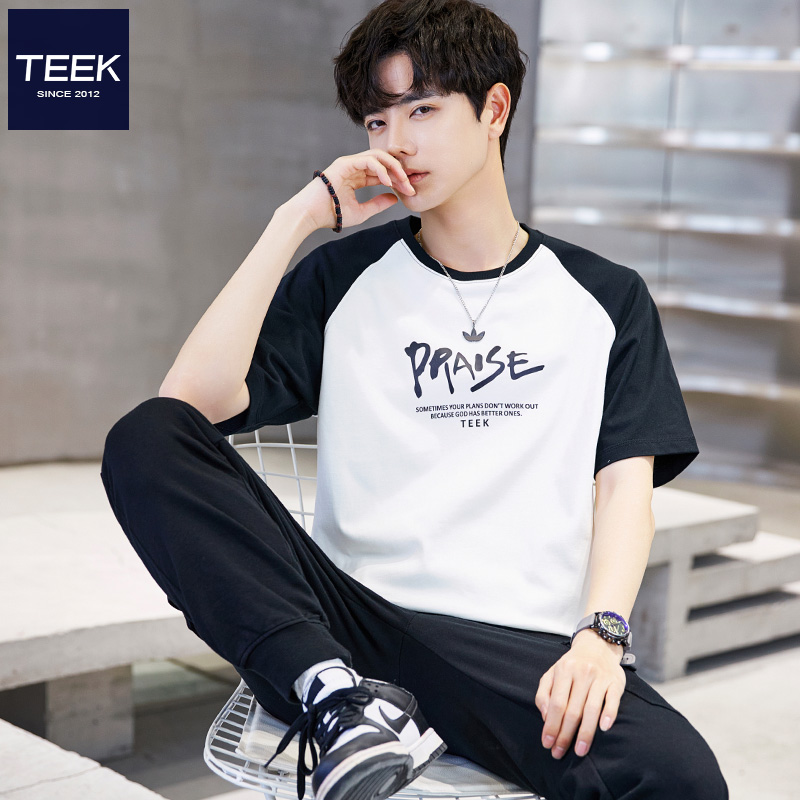 新款插肩袖T恤衫,少年感满满!