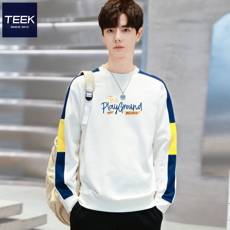 拼接设计卫衣，让你穿出层次感！