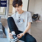 纯棉青少年趣味印花日系潮牌夏天上衣服 男士 TEEK2026夏季 T恤短袖