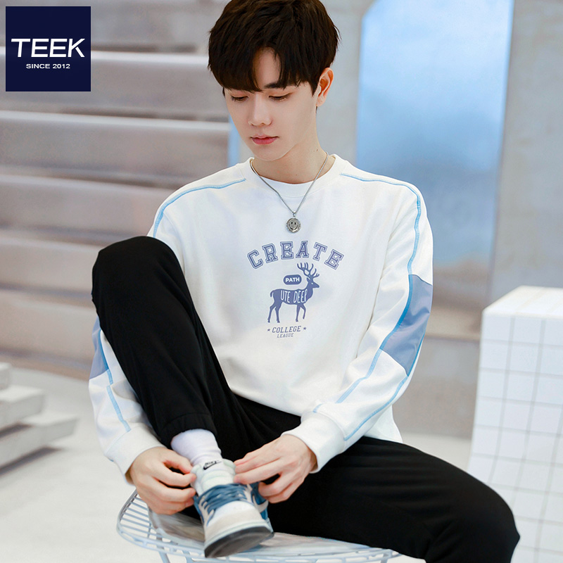 拼接撞色卫衣，让你穿出层次感！