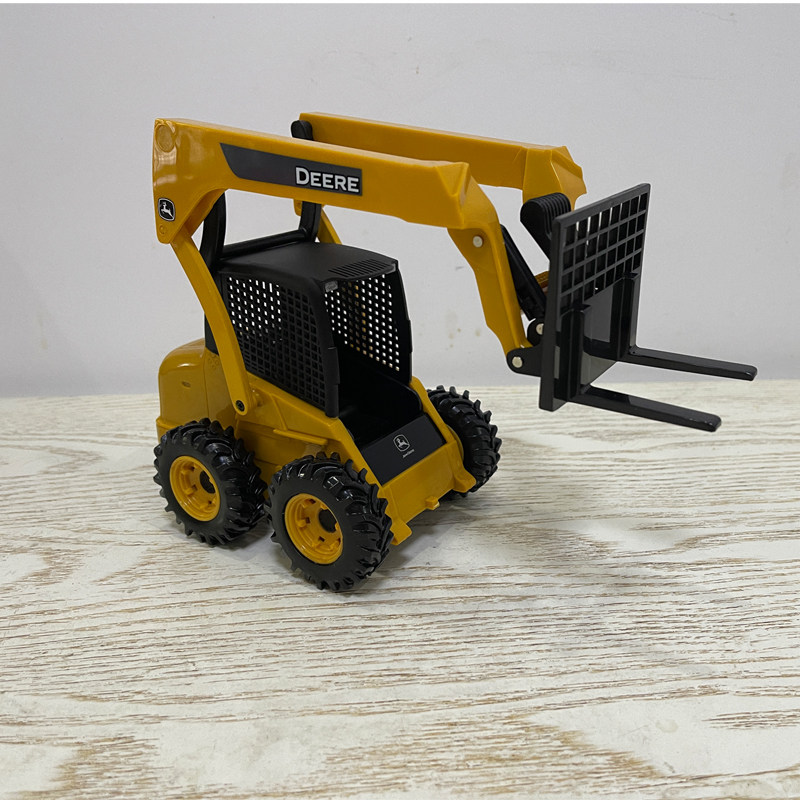 约翰迪尔John Deere叉车模型安徒大号工程车塑料车耐摔儿童玩具