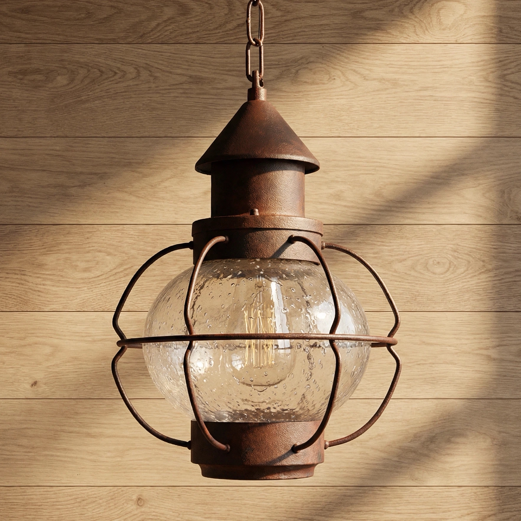 美式复古餐厅吊灯工业风铁艺玻璃灯罩火锅灯吧台设计师创意灯具