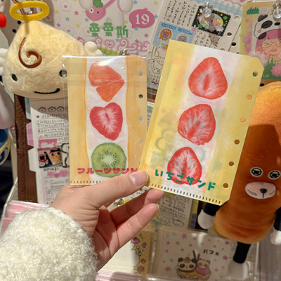 现货 （4件包邮）栗栗斯 原创M5A7手帐活页收纳夹分隔页 配件