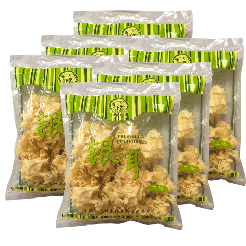 神象银耳600克白木耳二级100克6袋软糯银耳莲子羹烹饪煲汤（6袋）