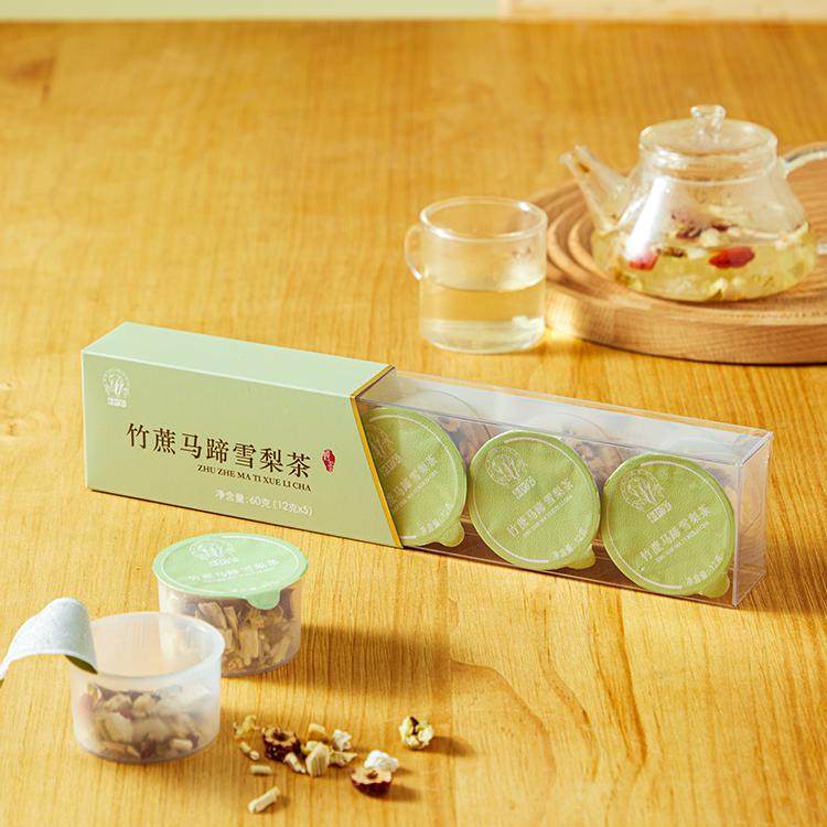 上药神象竹蔗马蹄雪梨茶12克/罐