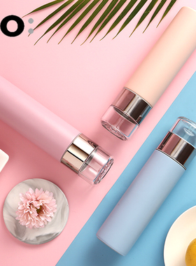 丹麦PO泡温杯女士可爱小巧时尚直身泡茶杯便携不锈钢学生保温水杯