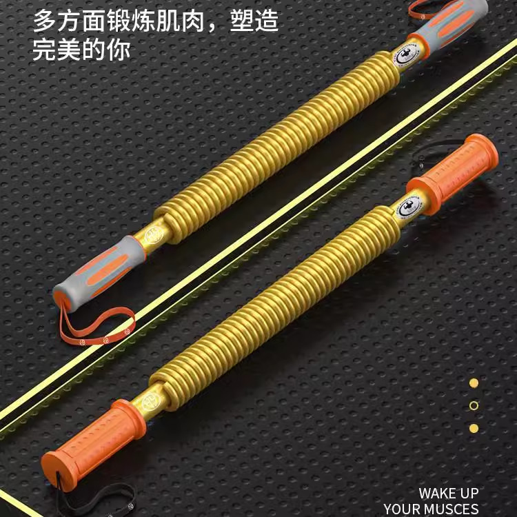 进口材质臂力器80公斤110KG练肌肉男士腕力器扩胸器40千克臂力棒