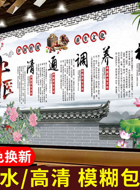 中医理疗养生诊所海报宣传画