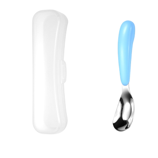 元宝勺子婴儿316不锈钢宝宝自主进食儿童喂饭辅食训练汤勺子1-2岁