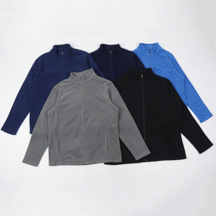 外贸户外运动休闲保暖抓绒衣宽松大码 冲锋衣内胆 摇粒绒外套秋冬款