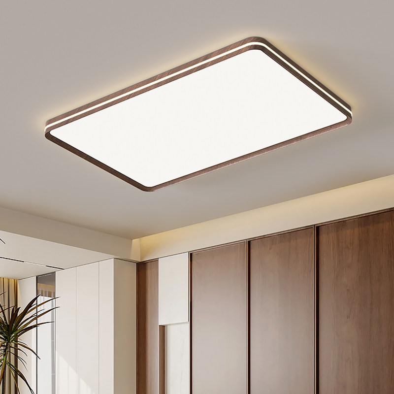 2025中古风客厅吸顶灯现代简约大气铝材长方形主灯书房卧室灯具,家装灯饰光源,客厅吸顶灯,淘宝优惠券,粉丝福利购,淘宝优惠卷