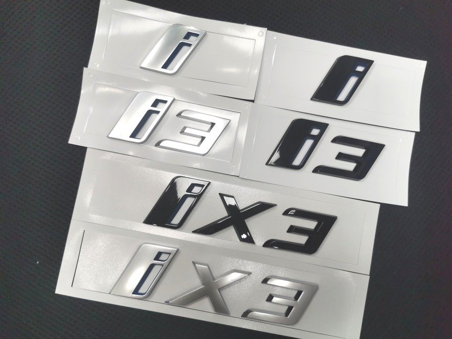 适用于22款华晨宝马ix3车标字标后尾标改装标识车尾标志车贴i3标