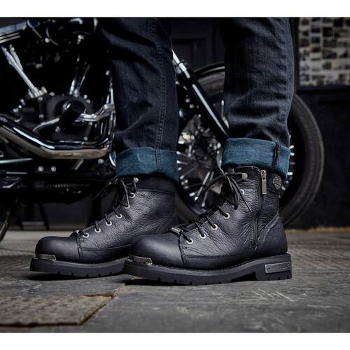 海外代购Harley Davidson/哈雷戴维森男士马丁靴防滑耐磨