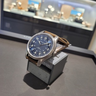 代购 Hamilton汉米尔顿瑞士手表男卡其野战系列自动机械腕表H7054