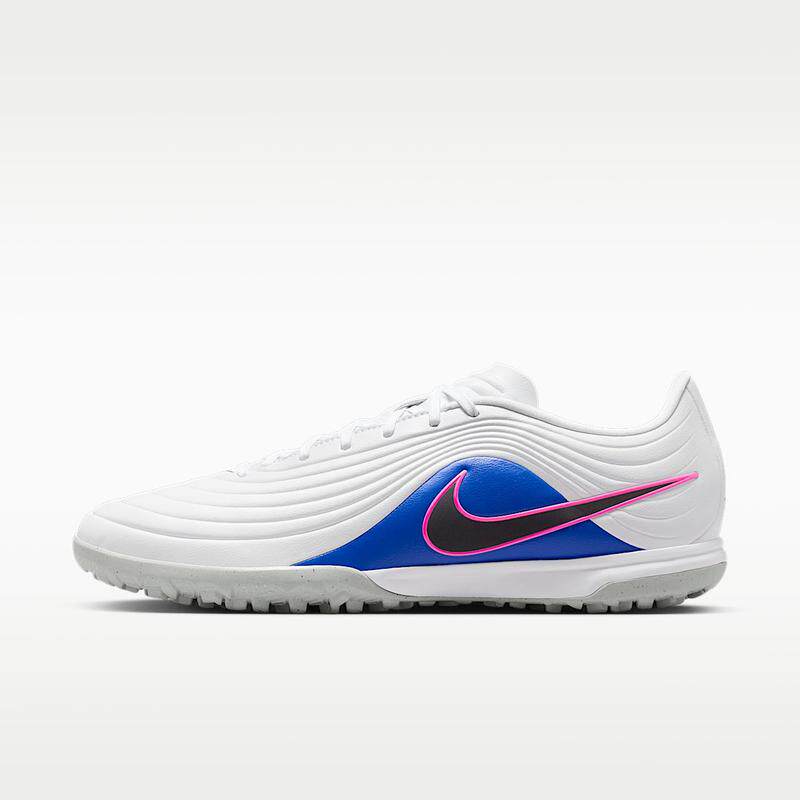 代购Nike耐克女士足球鞋控球轻质耐磨抓地力白色蓝色粉色