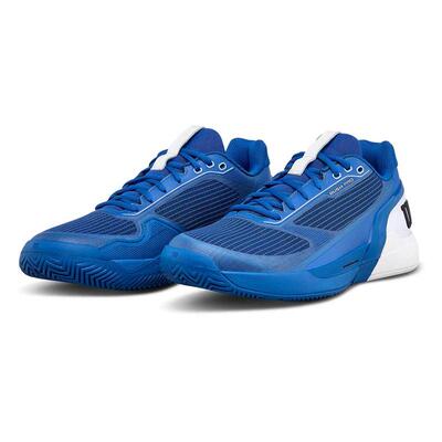 代购Wilson威尔胜男士网球鞋缓震透气防滑支撑性强蓝色白色
