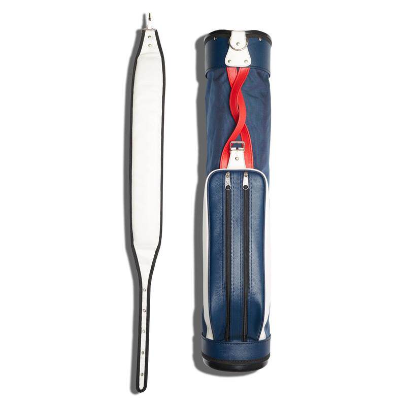 代购Jones男女高尔夫球包防水三隔层14支球杆容量单肩背带深蓝色
