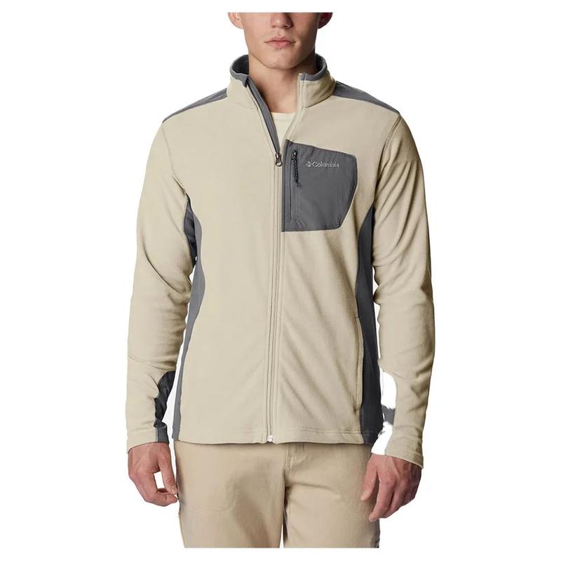 Columbia哥伦比亚男士抓绒衣保暖透气防风户外夹克立领长袖