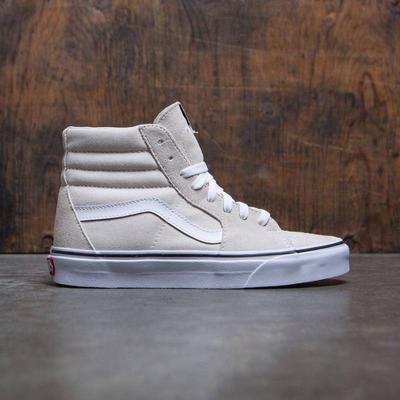 代购VANS男士滑板鞋耐磨防滑缓震轻便白色高帮帆布材质橡胶鞋底