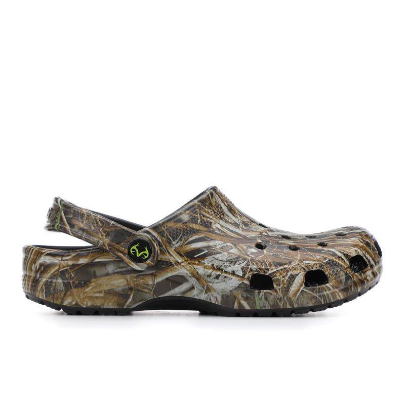代购Crocs女士凉鞋舒适缓震耐磨耐用排水设计易于穿脱迷彩图案