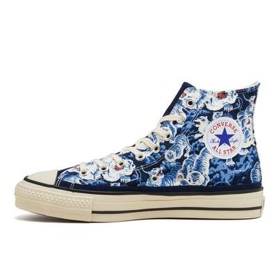 日本代购Converse/匡威男士板鞋复古做旧耐磨橡胶高帮缎面