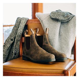 代购Blundstone BL1306时尚靴短筒复古防水磨砂皮休闲圆头切尔西