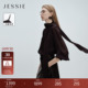 优雅飘带领上衣女款 新款 JESSIE2026年秋季 纯色泡泡袖 商场同款