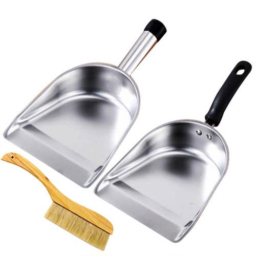 不锈钢手持加厚簸箕家用小型垃圾铲畚斗单个撮子平底铲子撮箕斗