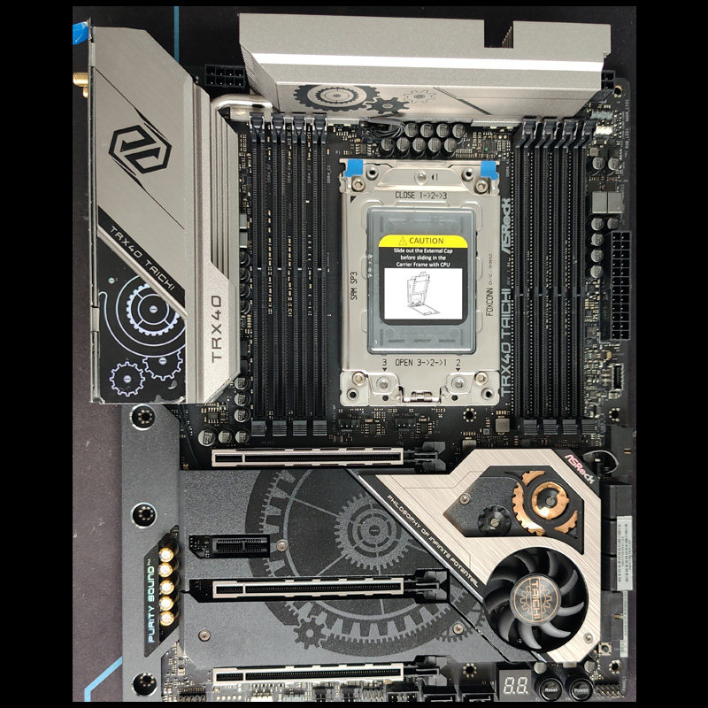 微星TRX40 PRO 主板   9新、质保三月保