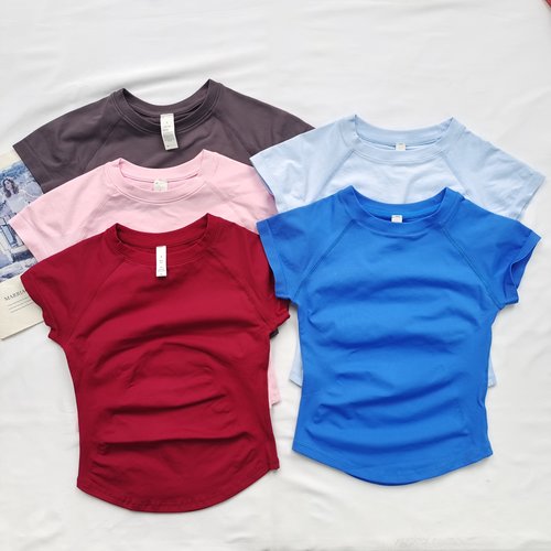 显瘦跑步训练健身impact短袖新款T恤DF同款运动女瑜伽服修身上衣