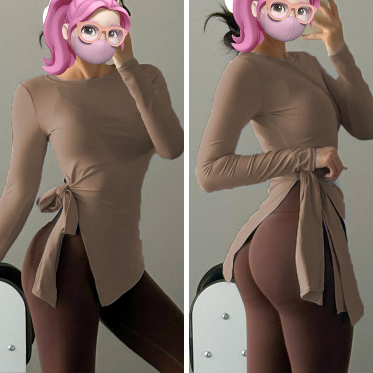 瑜伽服女秋冬高级感运动上衣遮肉显瘦罩衫透气普拉提训练健身长袖