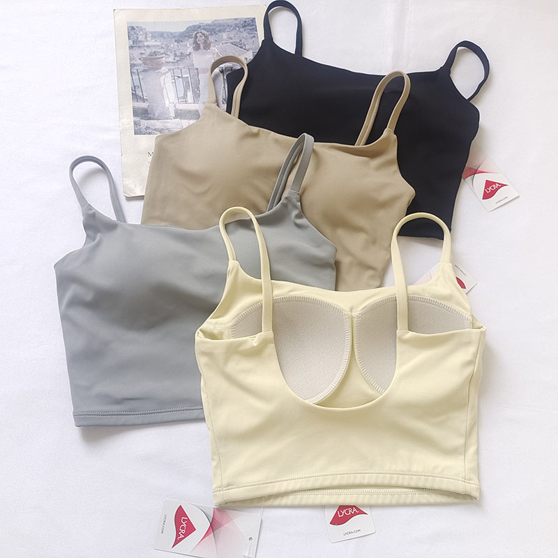 透气一体杯运动文胸防震