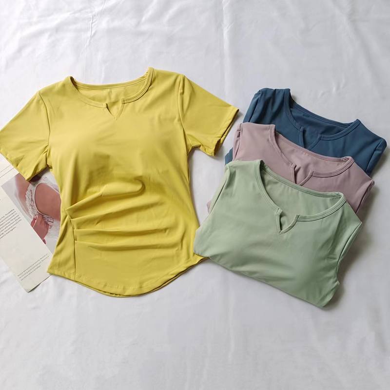 瑜伽服速干健身收腰显瘦短袖女