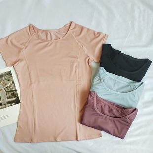 速干衣短袖 美背网眼 紧身网红运动t恤跑步性感显瘦上衣瑜伽服薄款