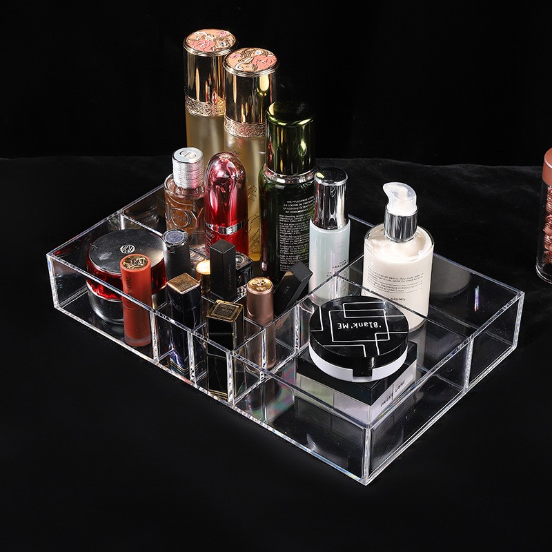 办公指甲油香水透明化妆品收纳盒
