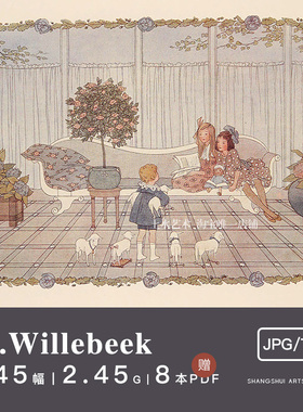 Henriette Willebeek｜荷兰复古童话绘本插画vintage手帐参考素材