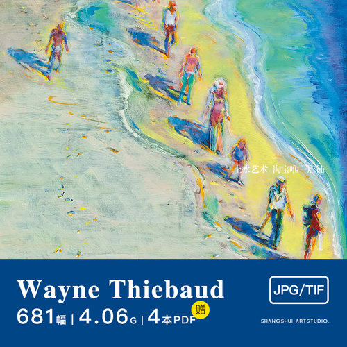伟恩第伯Wayne Thiebaud｜美国韦恩波普艺术甜品糖果美术图片素材